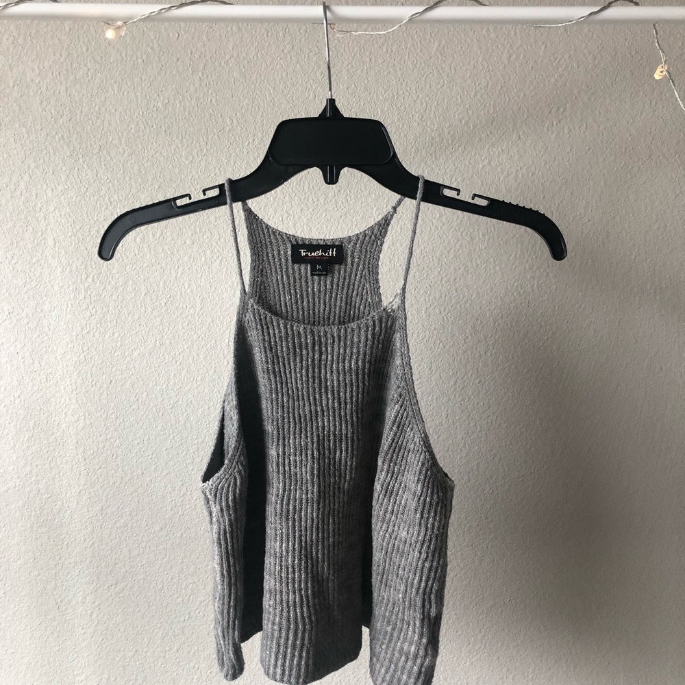 Gray Knit Tank